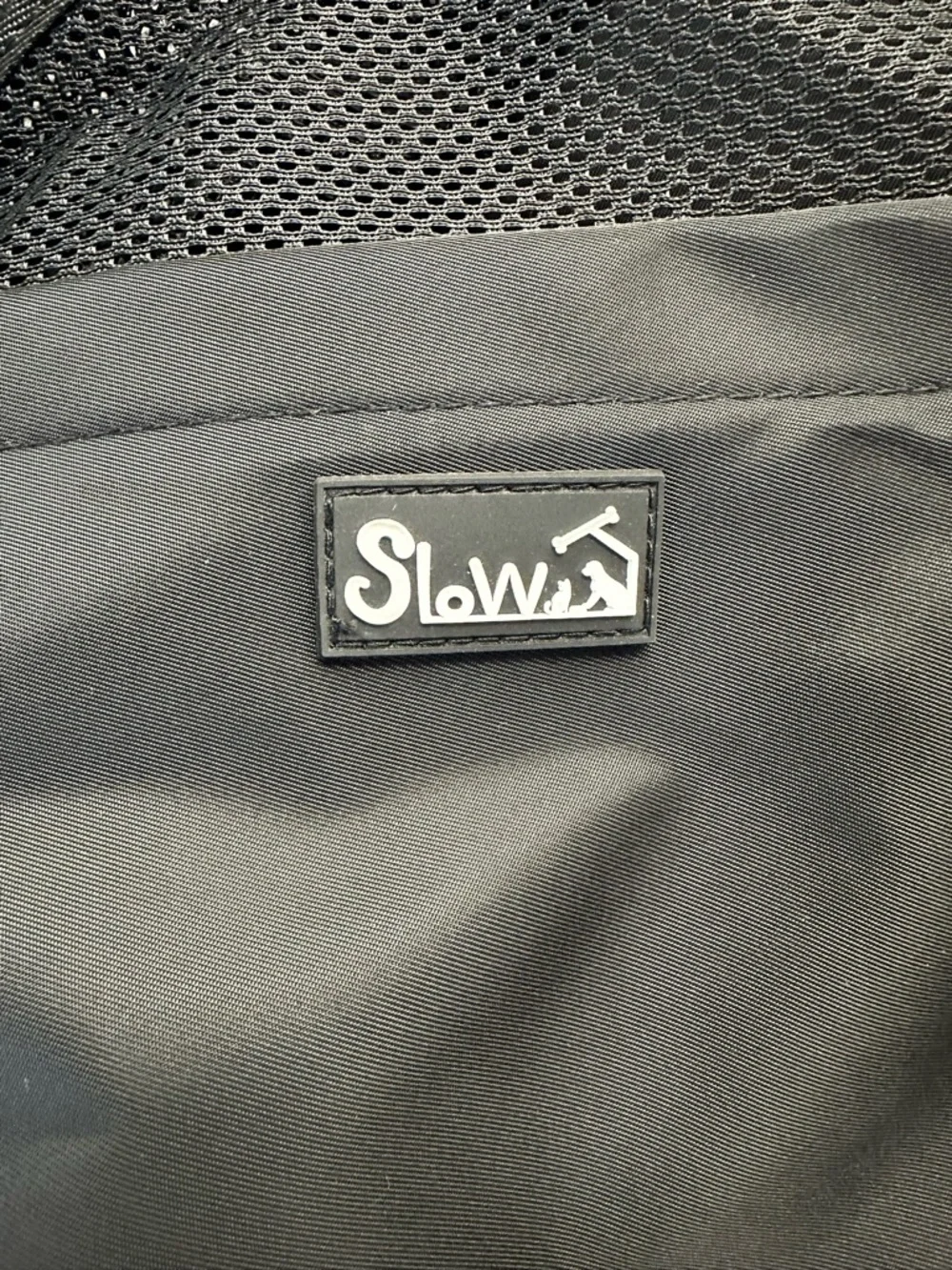 Slow T Black Side Sling Pet Carrier Button Padded Adjustable Strap Medium